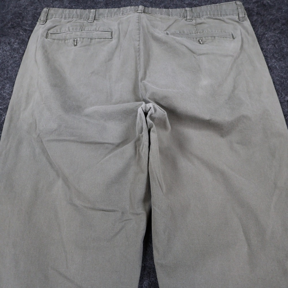 English Laundry Chino Pants Mens 38x32 Olive Green Cotton Stretch Straight Fit - Picture 10 of 15